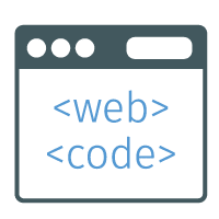 Web code graphic